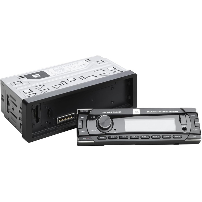 Автомобільна магнітола JBL Celebrity 100 Bluetooth, 1 DIN, 4x50Вт, без CD, FM-радіо, USB, SD, AUX, знімна панель, гучний зв'язок, Harman Kardon