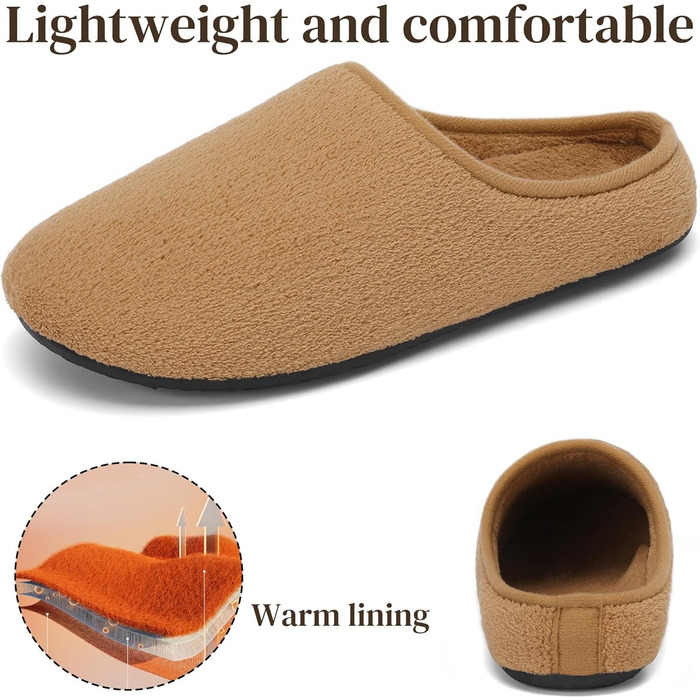 Тапочки жіночі Mishansha, теплі, зимові, хакі, з велюру, 39 EU