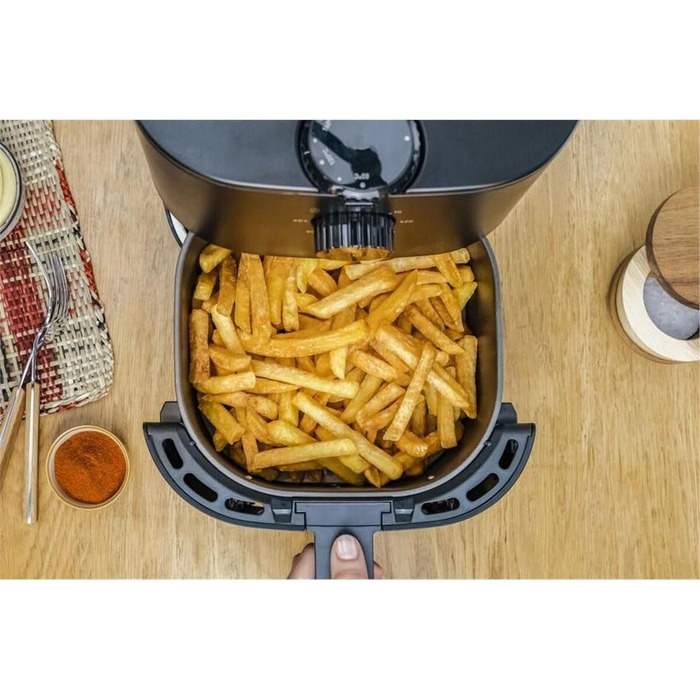 Фритюрниця Tefal EY1308 Easy Fry Essential, 3,5 л, без олії, компактна, енергозберігаюча, хрустка їжа, здорове приготування, частини для посудомийки