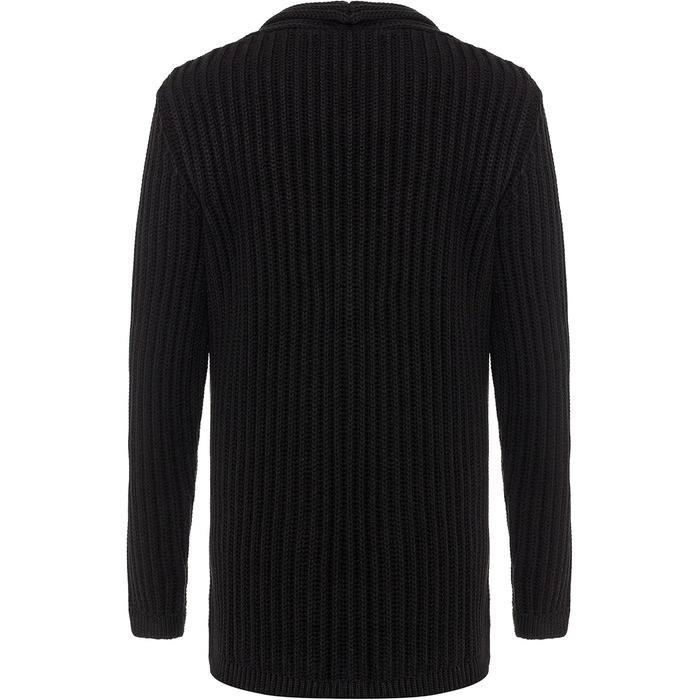 Чоловічий кардиган Redbridge, довгий крій, чорний колір