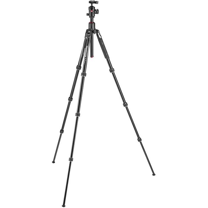 Штатив Manfrotto Befree GT XPRO з алюмінієвою ніжкою та кульковою головкою 496, Twist Lock, для DSLR та беззеркальних камер