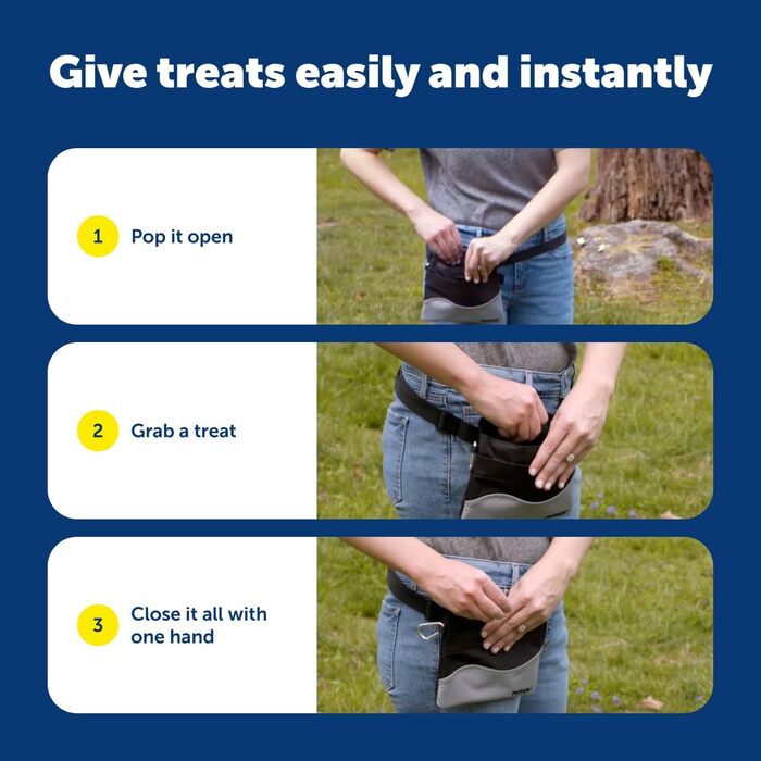 PetSafe 74144 Сумка для ласощів чорного кольору - спортивна, для дресирування