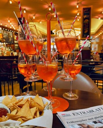 Стійка для коктейлів SpritzUpYourLife на 8 келихів - Aperol, Sarti Rosa, для вечірок та подарунків
