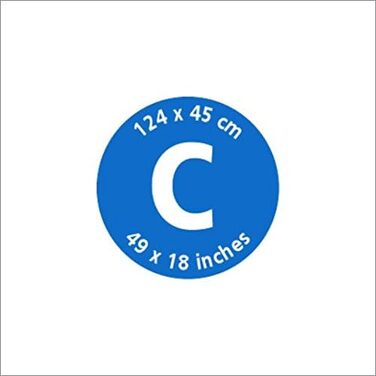 Чохол для прасувальної дошки Brabantia PerfectFlow - для дошки C - 124 x 45 см, тришаровий, для парогенератора