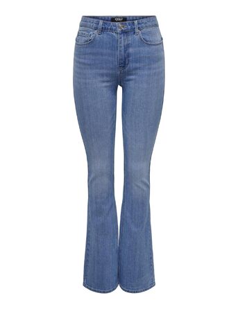 Джинси жіночі кльош Only Konroyal Flared Jeans світло-блакитні, розмір XL / 30L, денім