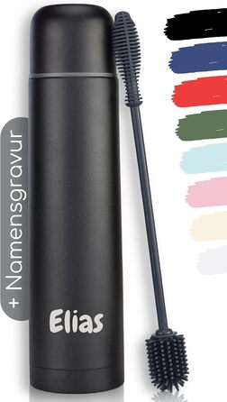 Термос Milu з нержавіючої сталі, 1л, 750мл, 500мл - ізольована пляшка для напоїв, 100% без витоку, подвійна ізоляція (оливковий, гравіювання)