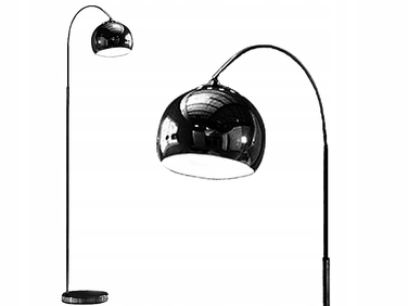 Торшер Krislamp Aura E27 40 Вт, чорний