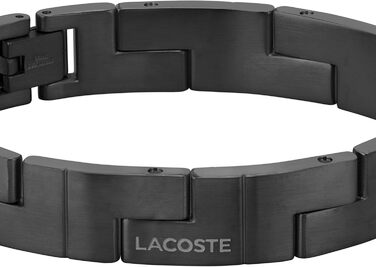 Браслет Lacoste CATENA чоловічий з застібкою-кнебелем, нержавіюча сталь, чорний