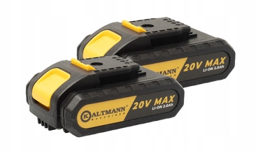 Акумуляторний шуруповерт Kaltmann 20 В, 2x 2,0 Аг, 24 Нм, у кейсі