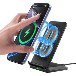 Бездротова зарядка Inductive Stand - Швидка зарядка для iPhone, Samsung, Google. Підставка для телефону.