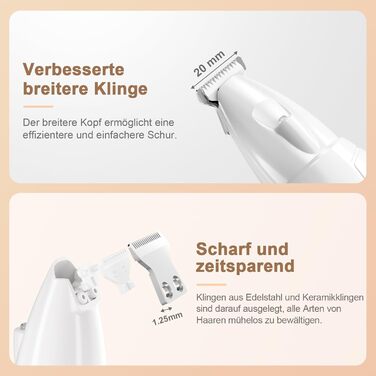 Професійний триммер для собак PawTrim Pro: безшумний, акумуляторний з LED та цифровим дисплеєм. Для догляду за лапами, очима, вухами та обличчям собак та котів.