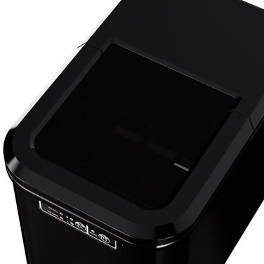 Льодогенератор Tronitechnik® 12 кг/24 год, резервуар 2.2 л, 2 розміри кубиків льоду, самоочищення, чорний