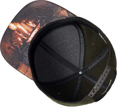 Кепки Snapback Cadency® для чоловіків та жінок, унікальні, з індивідуальним дизайном, бейсболки з прямим козирком, унісекс, регульовані, теплі зимові - темно-зелені