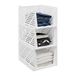 Relaxdays 3-Piece Closet Organizer Set