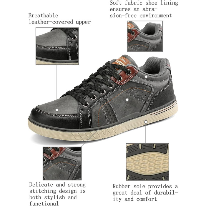 Кросівки чоловічі ARRIGO BELLO для прогулянок, спорту та роботи. Легкі, зручні, розміри 41-46 (EU 46, B2 сірий)