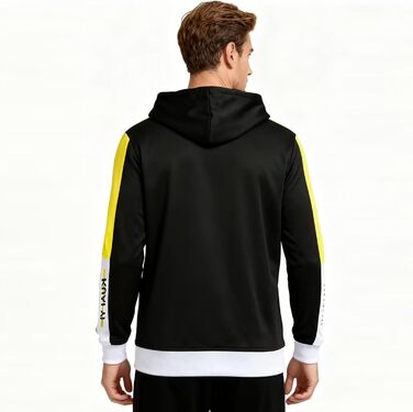 Чоловічий світшот з капюшоном Kenaijing, бавовна, чорний, розмір M