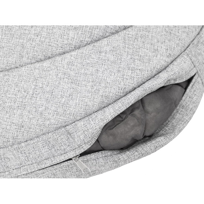 Dog Cave Dog Bed Dog Sofa Dog Cushion Dog House Dog Basket Dog Couch Resting Place Pet Bed Dog Lounger Cushion, : 65 x 50 cm (R1, Ash)