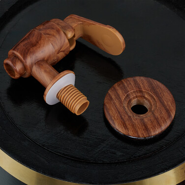 Relaxdays Small Wooden Barrel, 2.2 Liters