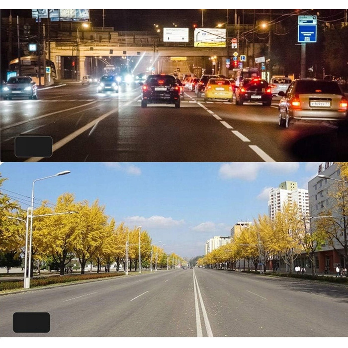 Автомобільний відеореєстратор-дзеркало 1080P (передній та задній огляд) з карткою пам'яті SD 32GB