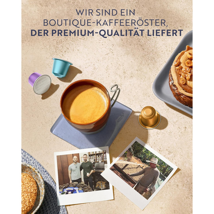 Капсули кави ROSSO CAFFÈ Nespresso, 60 шт., 6 сортів преміум еспресо, сумісність з Nespresso, капсули з алюмінію