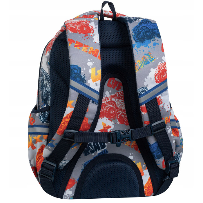 Багатовідсінковий шкільний рюкзак CoolPack, чорний, багатоколірний, 21 л