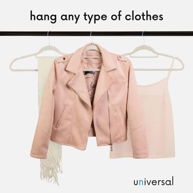 В'язки для одягу OGIVO - набір з 20 шт. - антиковзаючі вішалки для гардеробу - для краваток, з обертовим гачком 360° - з вирізами для плечей (Бежевий)