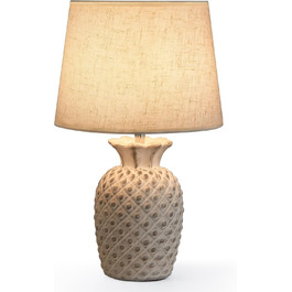 LED-лампа Egobasic на акумуляторі з пультом, таймером та регулюванням яскравості, змінне підсвічування, керамічна основа у вигляді ананаса, для спальні, кухні, вітальні