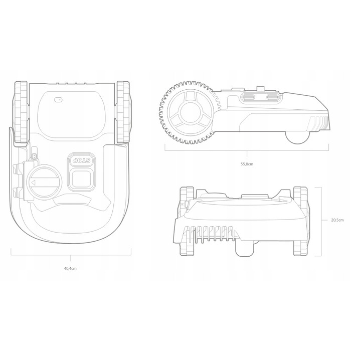 Робот-газонокосарка Worx Landroid M700m2 WR142E 20V