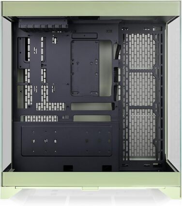 Корпус для ПК Thermaltake CTE E550 TG ATX/E-ATX, двокамерний дизайн, загартоване скло, підтримка радіаторів до 420 мм, Matcha Green