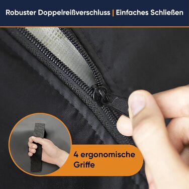 Mattress cover 140x200cm – protection for storage and moving – 30cm thick – waterproof and tear-resistant storage bag with zipper