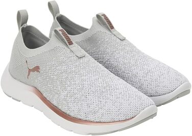 Жіночі кросівки Puma Softride Remi Slip-on для бігу та вулиці, 39 EU, сірий, білий, рожеве золото