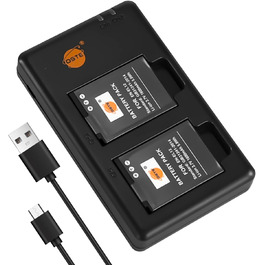 Акумулятор EN-EL12 (1600mAh, 3.7V) та зарядний пристрій сумісний з Nikon Coolpix P340, S800c, S1000pj, S1100pj, S1200pj, S6150, S6200, S6300, S9100, S9200, S9300, S9400, S9500, S9600, AW100, AW110s, AW120s