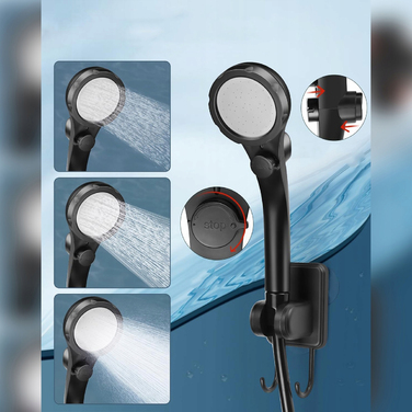 Бездротовий кемпінговий душ з акумулятором 6000 мАг та LCD-дисплеєм