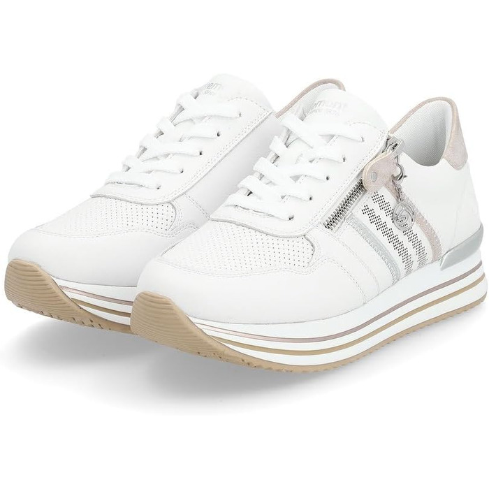 Жіночі кросівки Remonte D1318 - білі, напівчеревики, зручна устілка, 40 EU