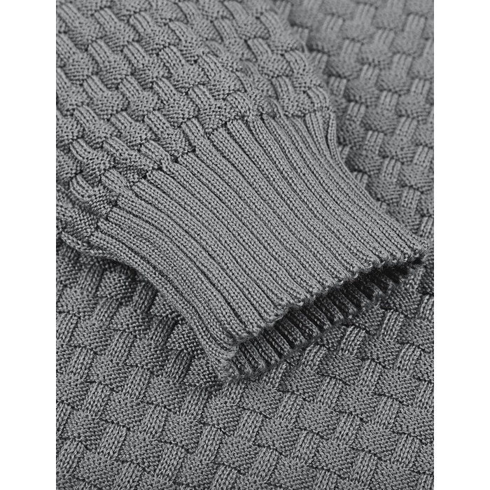 Пуловер чоловічий Tarainya, теплий светр з капюшоном, трикотажний, довгий рукав, колір сірий (C), розмір XL