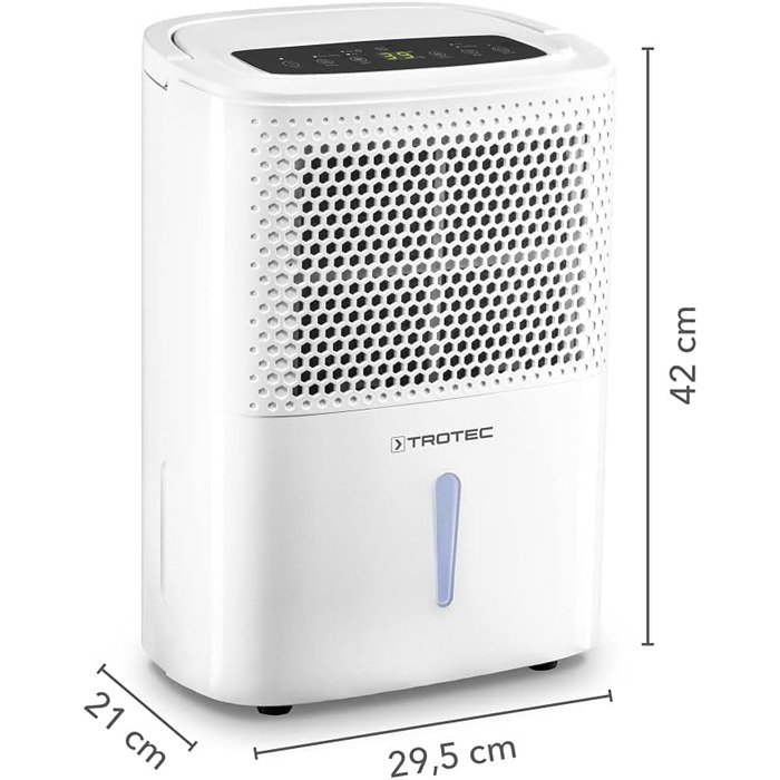 Електричний осушувач повітря Trotec TTK 26 E – продуктивність 10 л/день – площа 15 м² / 37 м³ – з автовимкненням