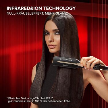 Випрямляч для волосся Bellissima Imetec Creativity Infrared з іонізацією та керамічним покриттям. XL формат 45x100 мм, 11 температурних режимів (130-230°C)