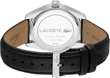 Годинник чоловічий Lacoste Boston з кварцовим механізмом, сталевий/шкіряний браслет (Зелений)