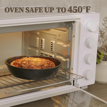 Набір посуду керамічний 23 предмети з антипригарним покриттям та знімними ручками, чорний. Підходить для всіх типів плит, включаючи індукційні. Сковороди 20/26 см, каструля 18 см, сотейник 24 см, жароміцний.