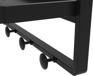 Круглий дзеркало Anyhi 40.6 см без рами, скошений край, для ванної, вітальні, спальні, з монтажем на стіну (Чорний, 71 x 53 см)