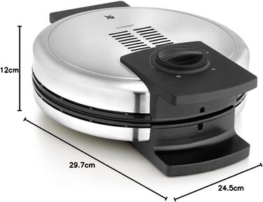 WMF Lono Edition Heart-Shaped Waffle Maker - Adjustable Browning, Stainless Steel, 900W