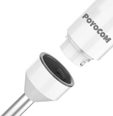 Бездротовий стаціонарний блендер POYOCOM з акумулятором, білий: для смузі, дитячого харчування та супів