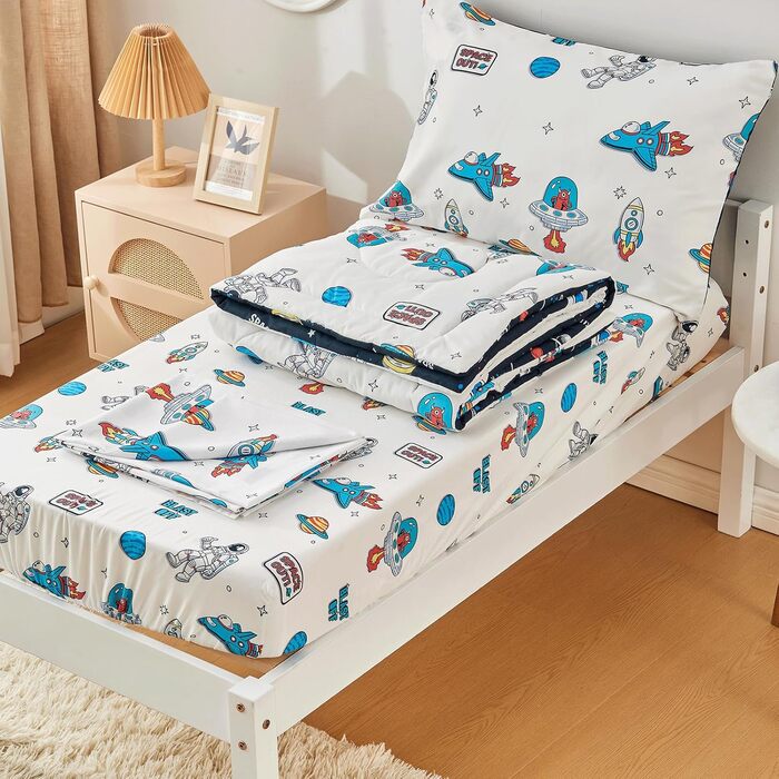 Дитяча постільна брова Beeweed з космічним дизайном (4 частини)