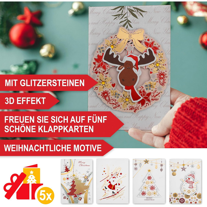 Набір прикрас на ялинку 128 шт. – верхівка, 127 кульок, упаковка, декор для дому та вулиці з пластику, 5 карток (шампань)