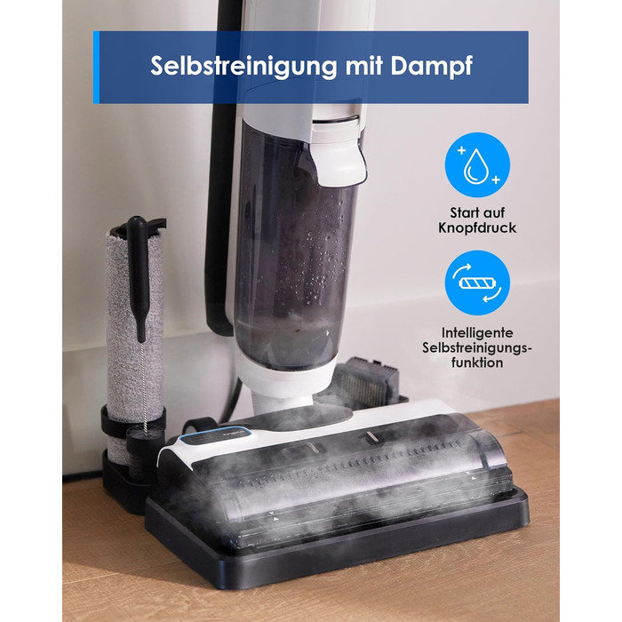 Бездротовий пилосос Tineco S5 Combo: ідеальний для шерсті тварин та липких забруднень, легкий, тихий, з інтелектуальним дисплеєм