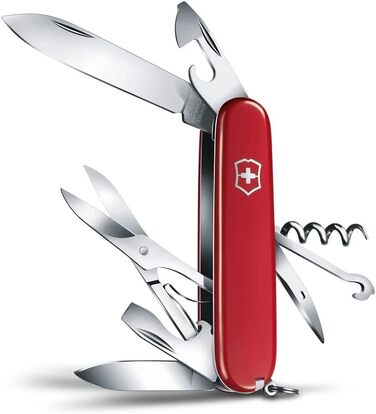 Швейцарський мультитул Victorinox Climber (14 функцій, велика клинка, відкривачка для пляшок) у блістері, чорний