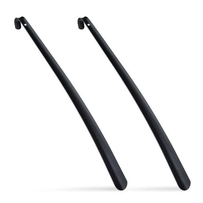 Relaxdays Long Metal Shoehorn Set of 2