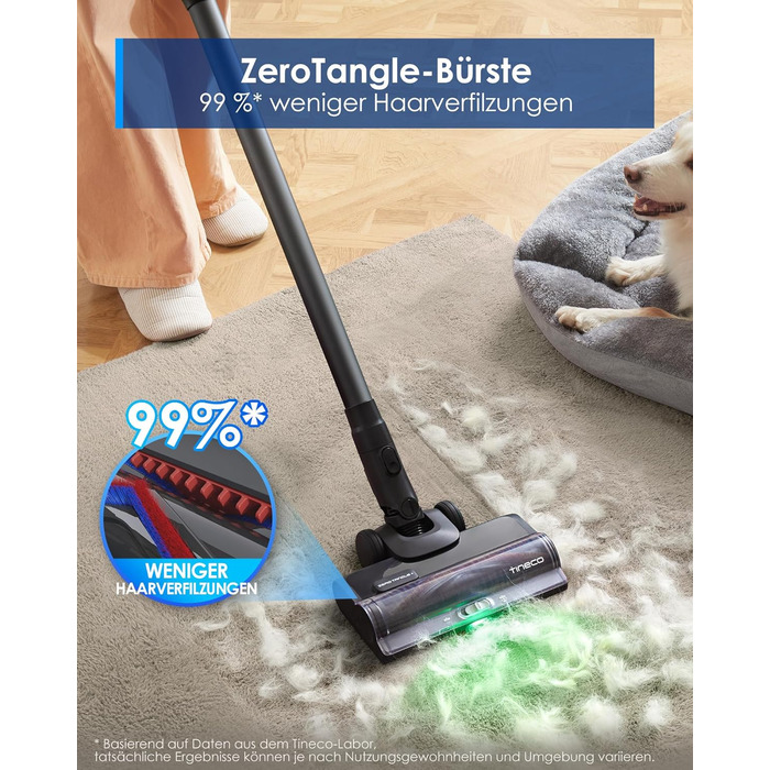 Бездротовий ручний пилосос Tineco Pure ONE S50: 150AW, до 65 хв роботи, LED, для твердих підлог