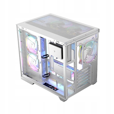 Корпус Modecom VOLCNO PANORAMA APEX ARGB Midi Tower, білий