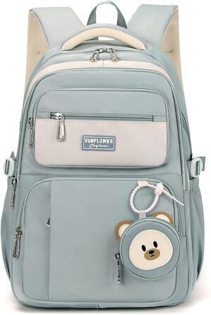 Дитячий рюкзак для дівчаток Kinderrucksack: 32L, для 2-10 класу, легкий, з дихаючою спинкою та м'якими лямками | З нагрудним ременем | Рюкзак для школи, підлітка 8+